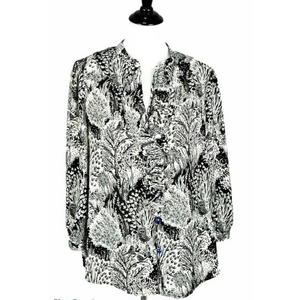 HD in Paris‎ Anthro Ruffled Picea Buttondown Blouse